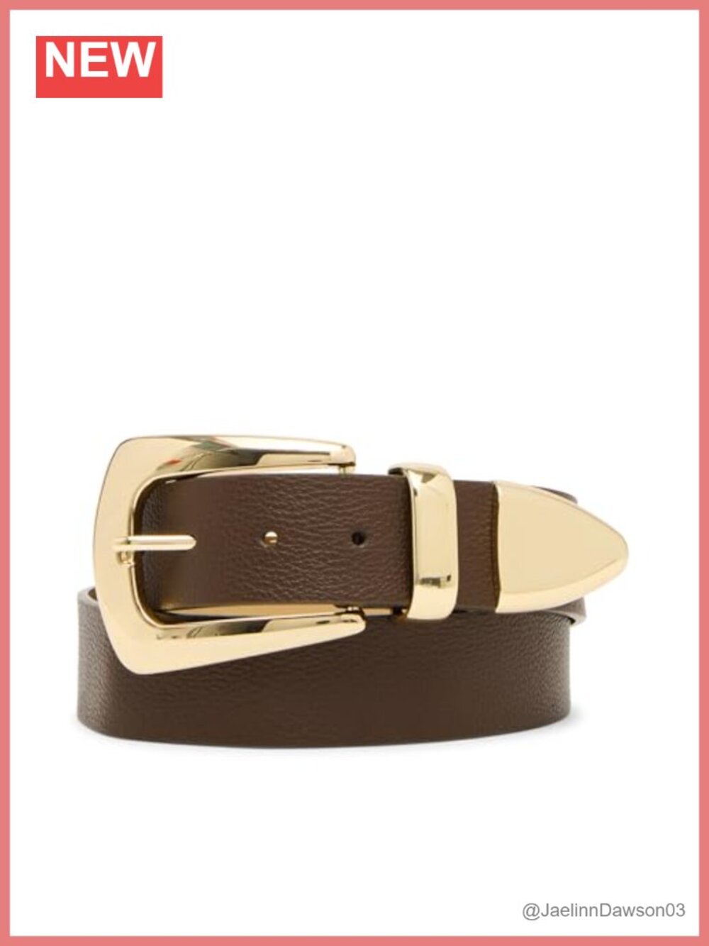 Oversized Buckle Pant Belt Adjustable Waist Tailored Accessory